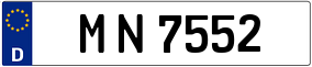 Truck License Plate